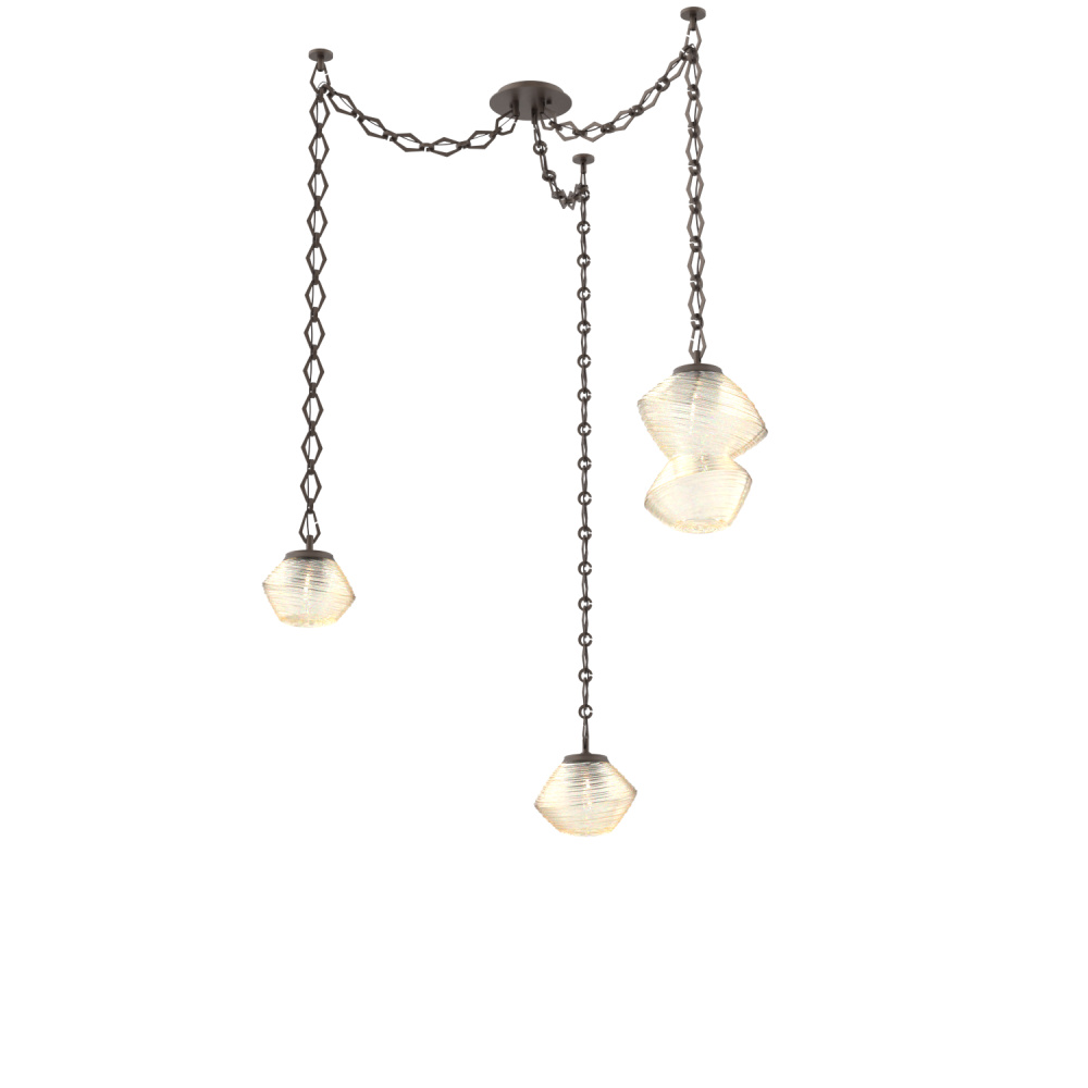 Mesa Multi Light Pendant Flat Bronze