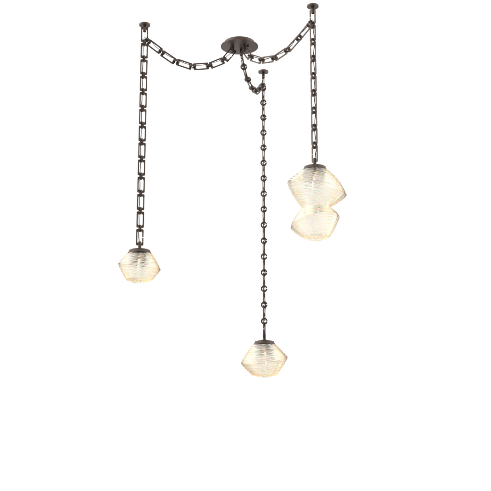 Mesa Multi Light Pendant Flat Bronze