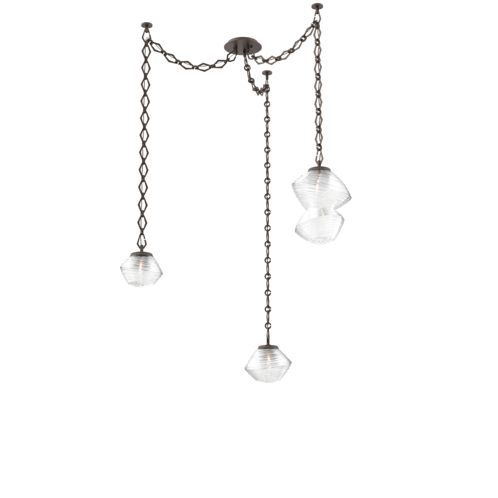 Mesa Multi Light Pendant Flat Bronze