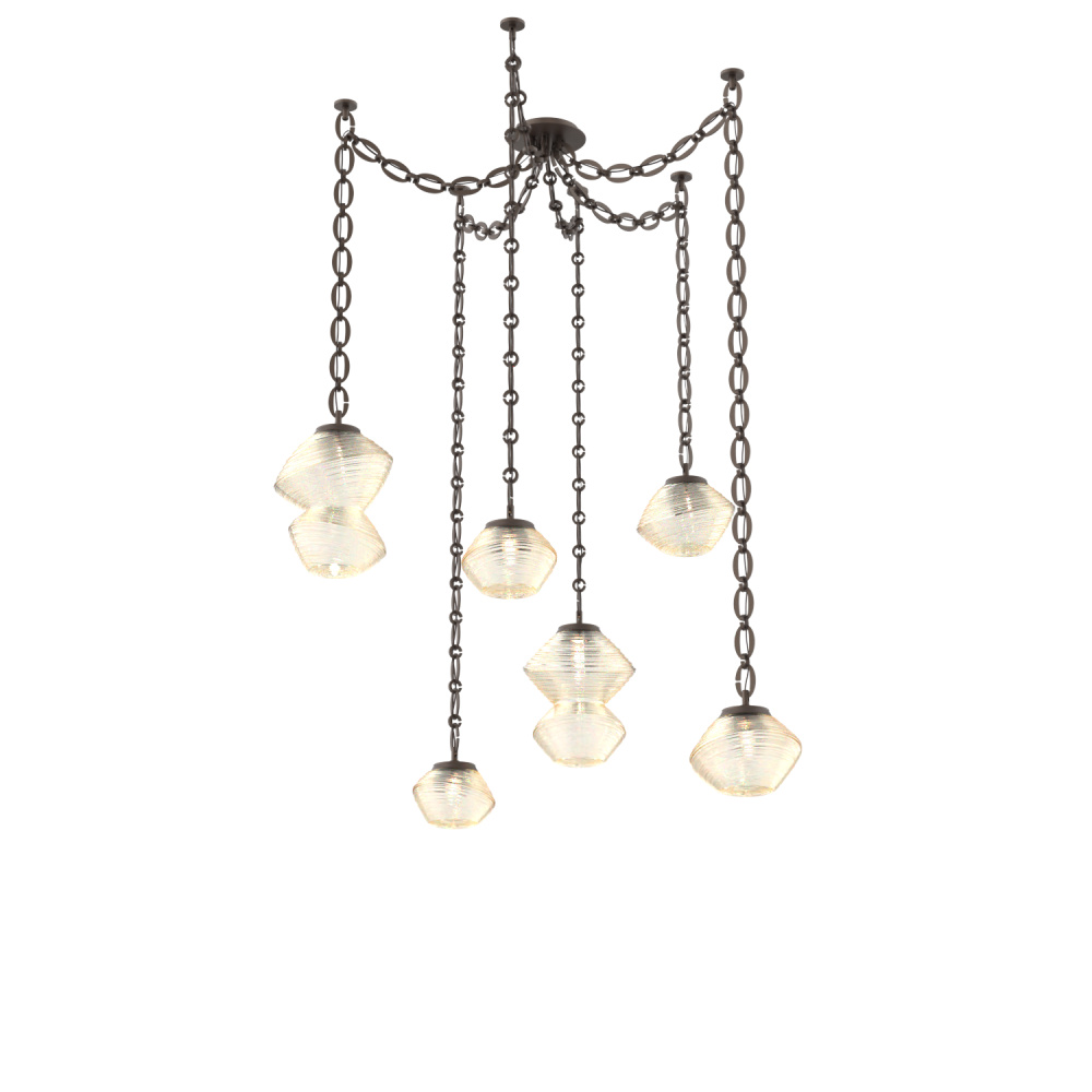 Mesa Multi Light Pendant Flat Bronze