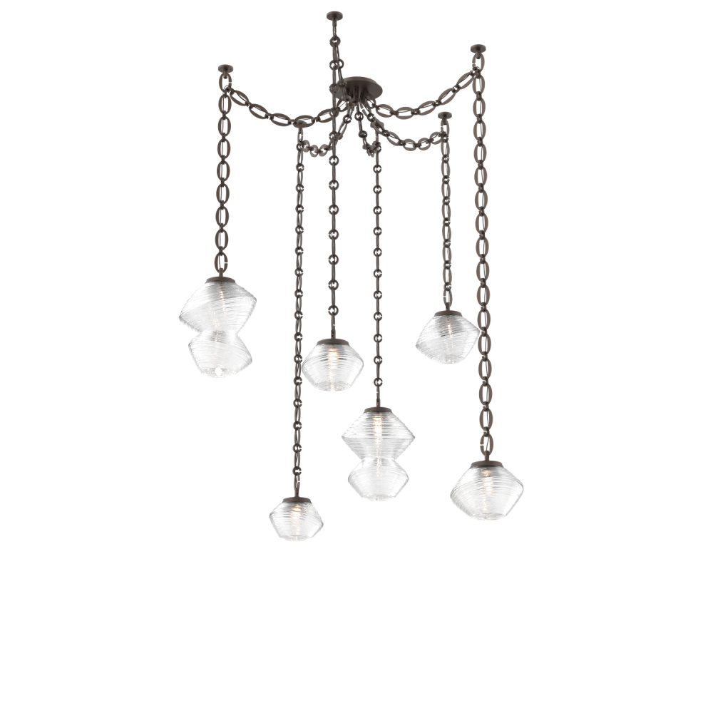 Mesa Multi Light Pendant Flat Bronze