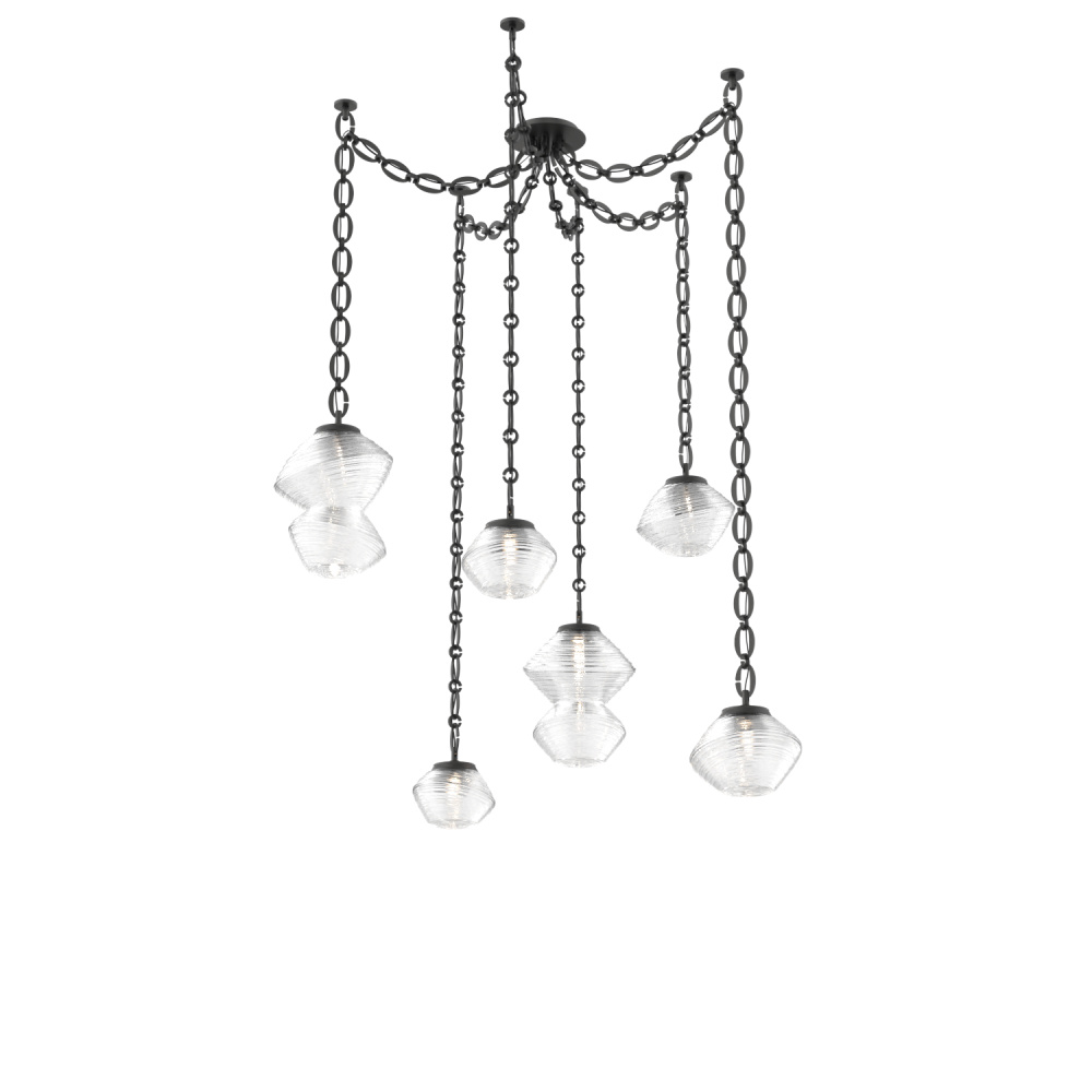 Mesa Multi Light Pendant Matte Black
