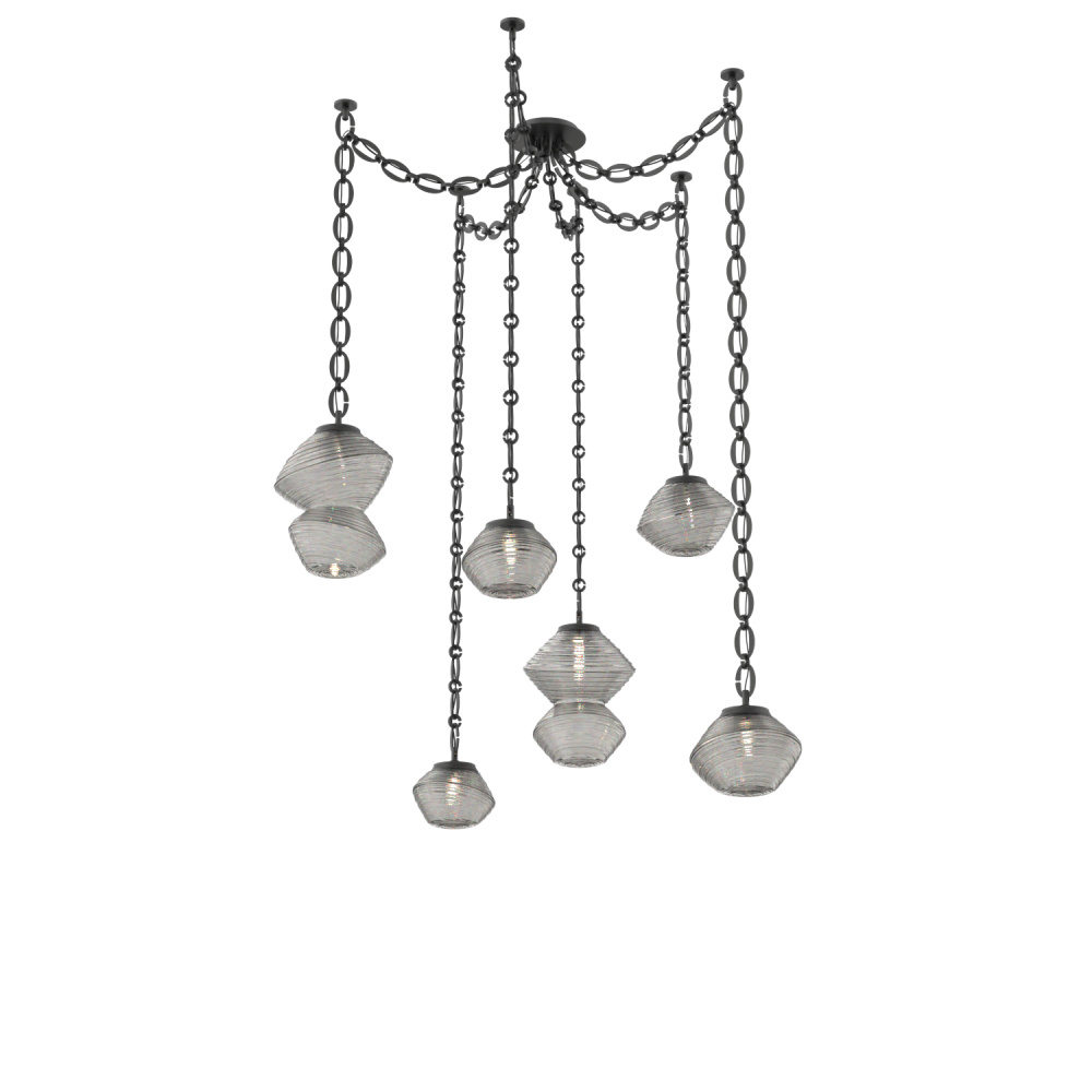 Mesa Multi Light Pendant Matte Black