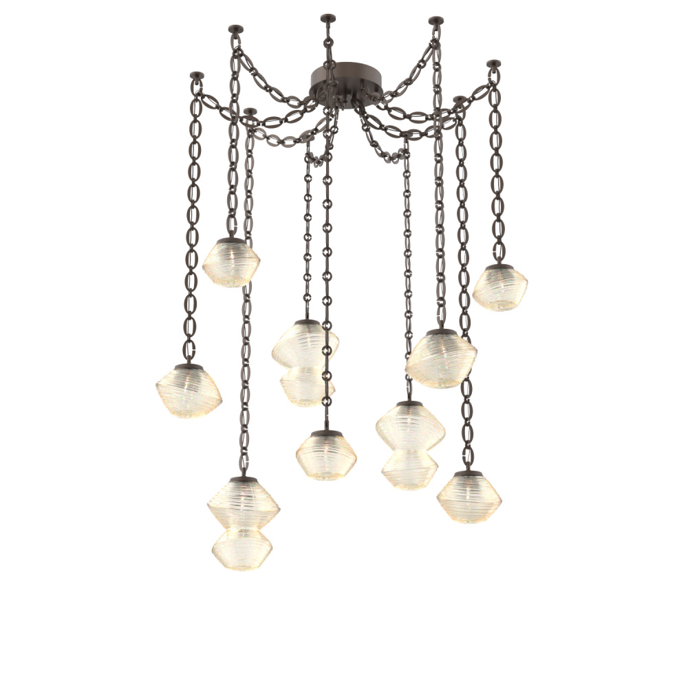 Mesa Multi Light Pendant Flat Bronze