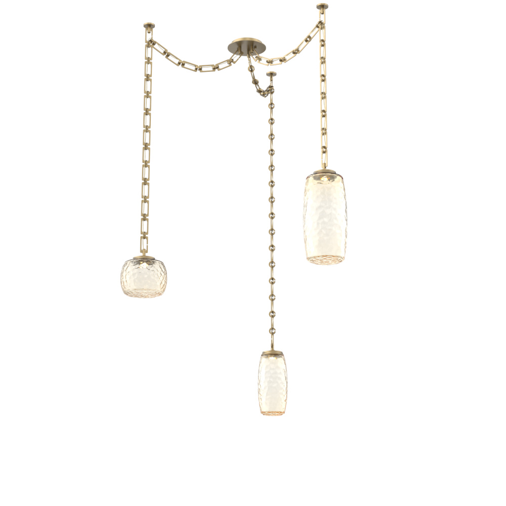 Vessel Round Chain 3pc Swag Multi-Pendant