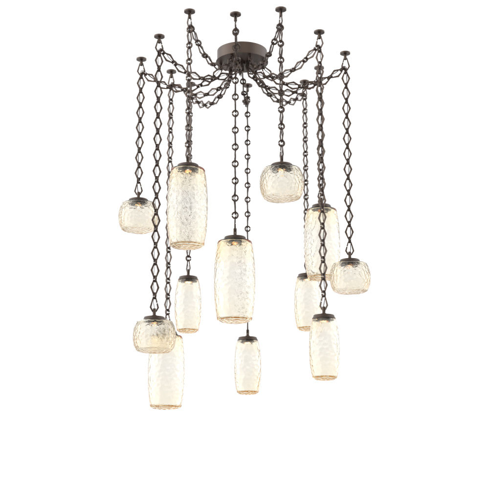 Vessel Multi Light Pendant Flat Bronze