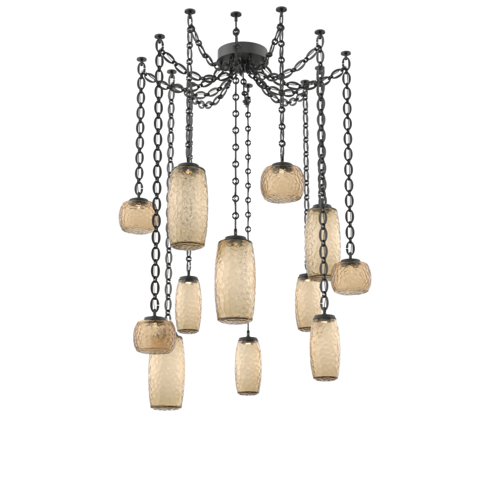 Vessel Multi Light Pendant Matte Black