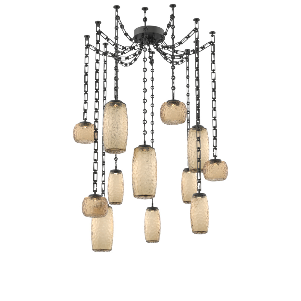 Vessel Multi Light Pendant Matte Black