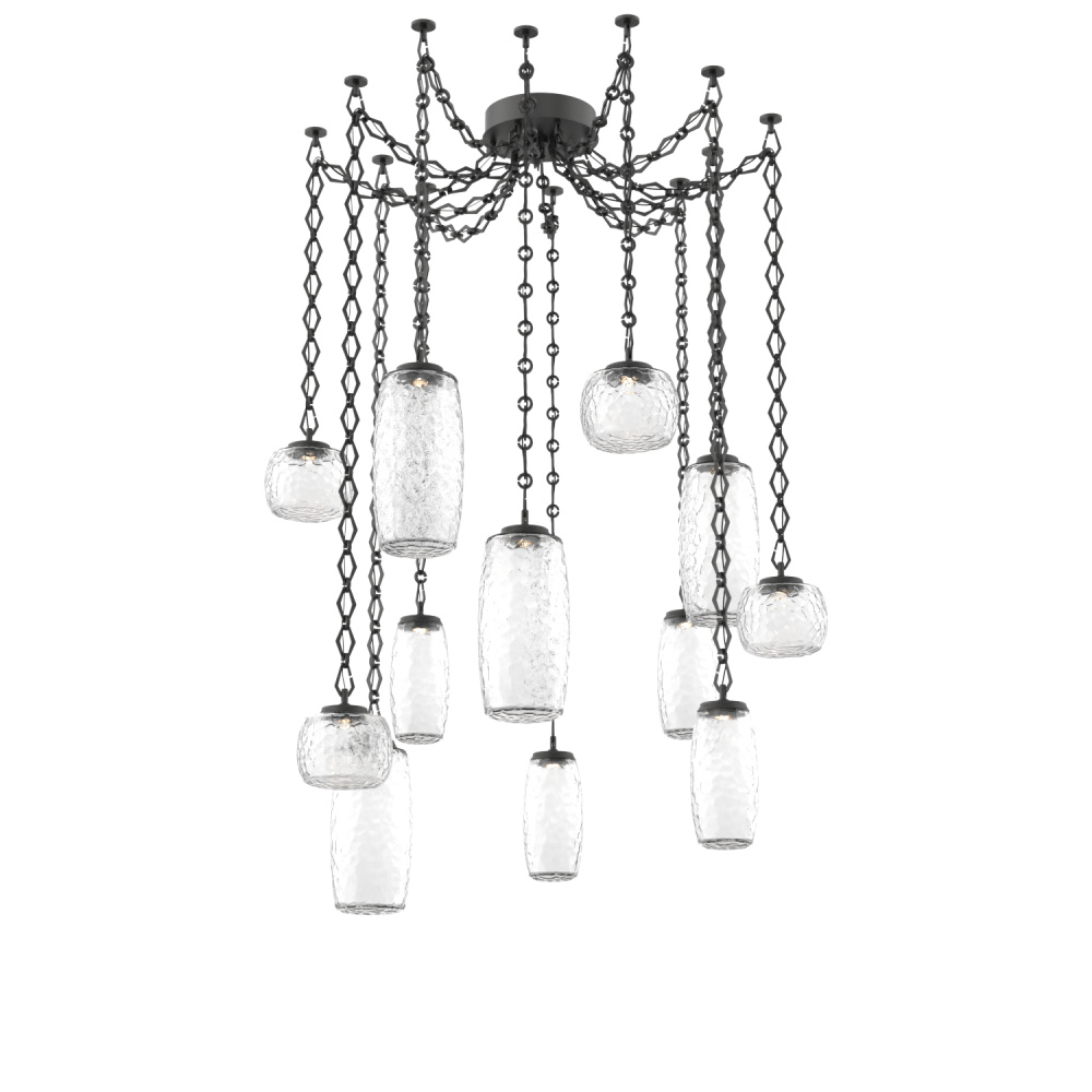 Vessel Multi Light Pendant Matte Black