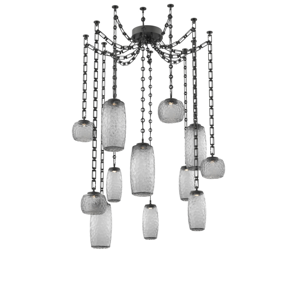 Vessel Multi Light Pendant Matte Black