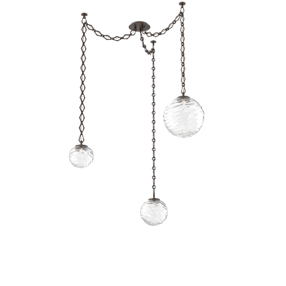 Gaia Multi Light Pendant Flat Bronze