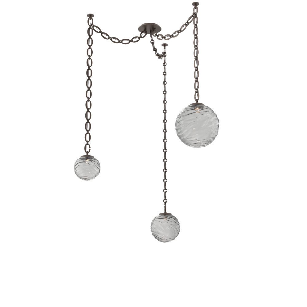 Gaia Multi Light Pendant Flat Bronze