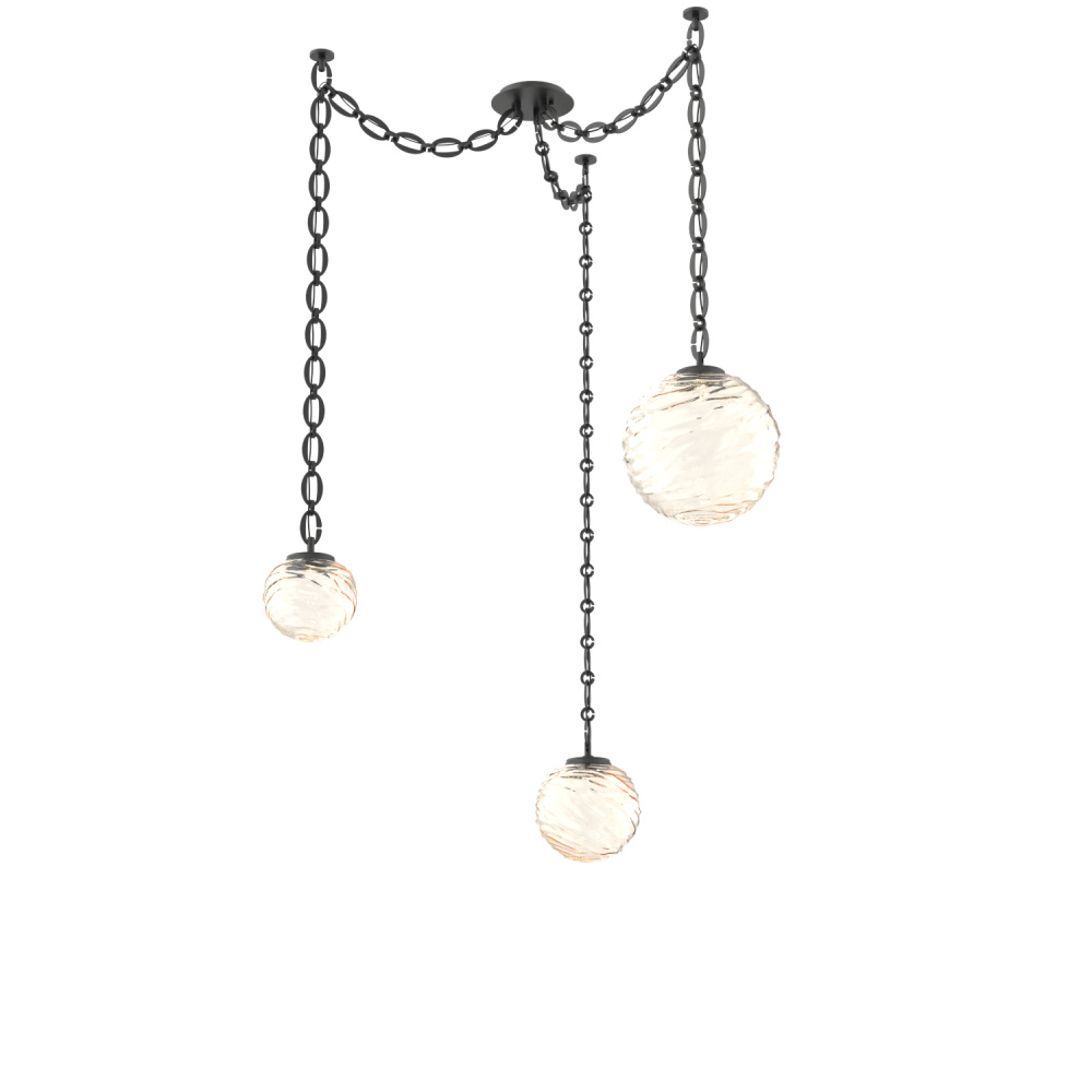 Gaia Multi Light Pendant Matte Black