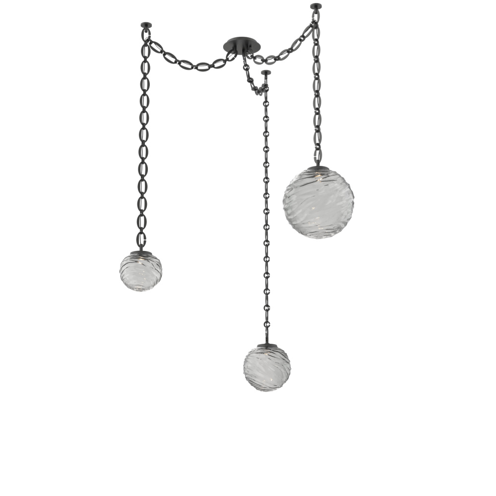 Gaia Multi Light Pendant Matte Black