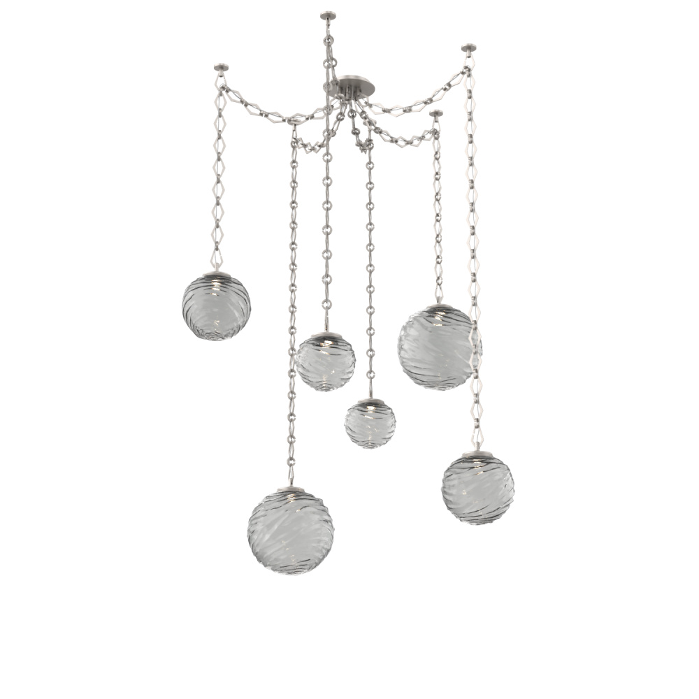 Gaia Round Chain 6pc Swag Multi-Pendant