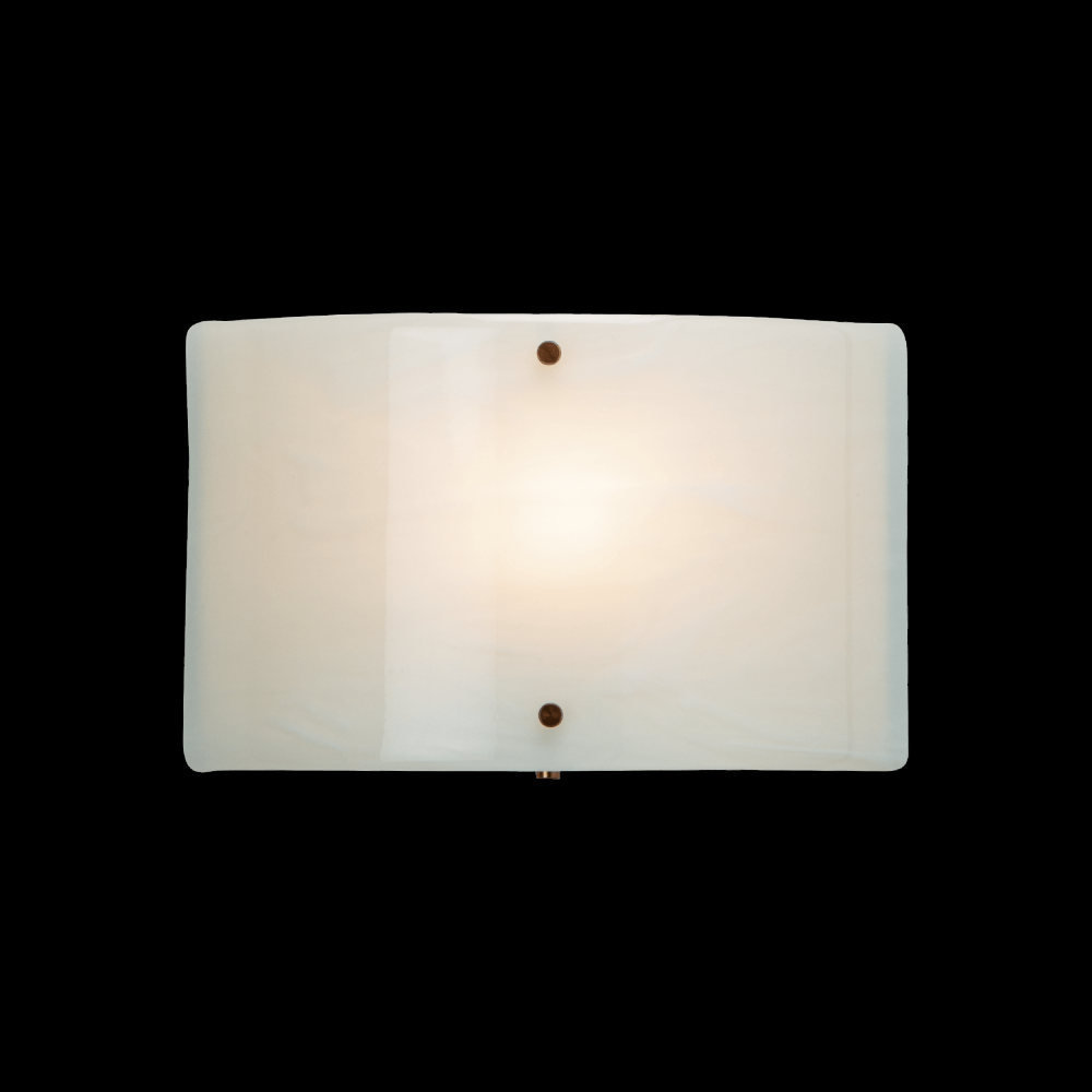 Textured Glass Round Cover Sconce