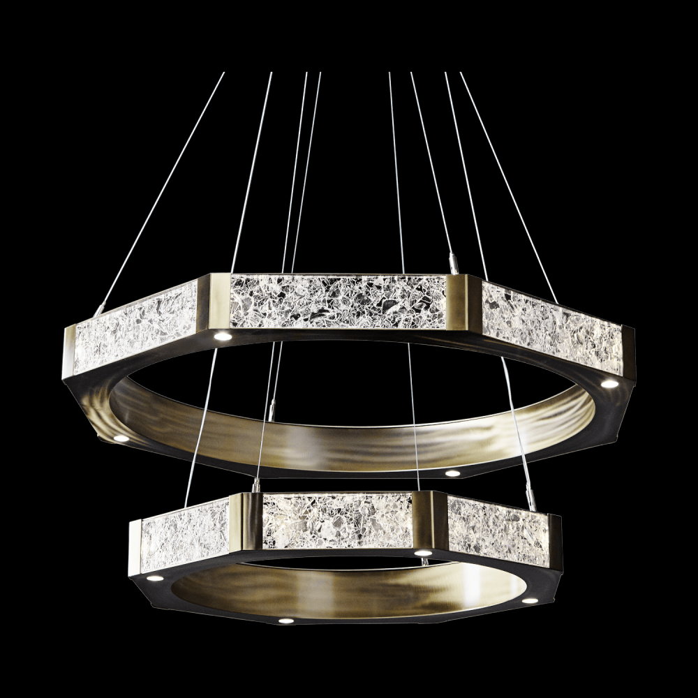 Glacier Two-Tier Ring