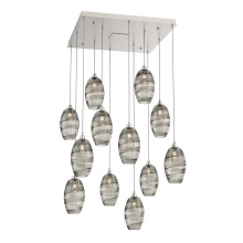 Hammerton CHB0035-12-BS-OS-C01-E2 - Ellisse Square 12pc Multi-Pendant