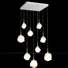 Hammerton CHB0039-09-BS-A-C01-L3 - Gem Square 9pc Multi-Pendant