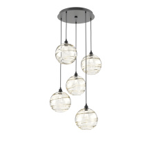 Hammerton CHB0047-05-MB-OA-C01-E2 - Terra Round 5pc Multi-Pendant