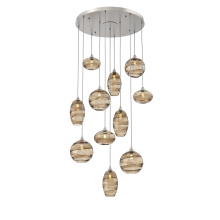 Hammerton CHB0048-11-BS-OB-C01-E2 - Misto Round 11pc Multi-Pendant