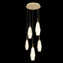 Hammerton CHB0049-05-GB-RA-C01-L1 - Aalto Round 5pc Multi-Pendant
