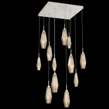 Hammerton CHB0049-12-BS-RB-C01-L3 - Aalto Square 12pc Multi-Pendant