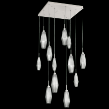 Hammerton CHB0049-12-BS-RS-C01-L3 - Aalto Square 12pc Multi-Pendant