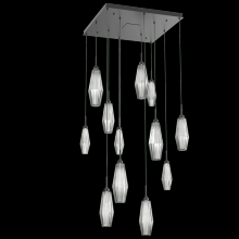 Hammerton CHB0049-12-MB-RS-C01-L3 - Aalto Square 12pc Multi-Pendant