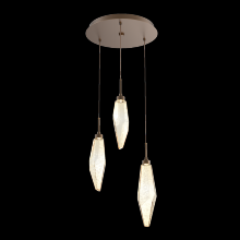 Hammerton CHB0050-03-FB-CA-C01-L3-RTS - Rock Crystal Round 3pc Multi-Pendant - Ready to Ship