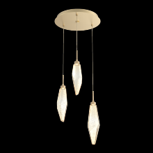 Hammerton CHB0050-03-GB-CA-C01-L3 - Rock Crystal Round 3pc Multi-Pendant