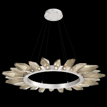 Hammerton CHB0050-56-BS-CB-CA1-L3 - Rock Crystal Radial Ring - 56