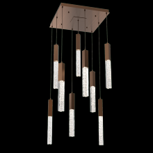 Hammerton CHB0060-09-RB-GC-C01-L1 - Axis Square 9pc Multi-Pendant