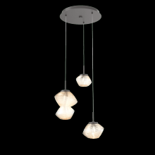 Hammerton CHB0089-03-GP-A-C01-L1 - Mesa Round 3pc Multi-Pendant