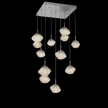 Hammerton CHB0089-09-SN-A-C01-L1 - Mesa Square 9pc Multi-Pendant
