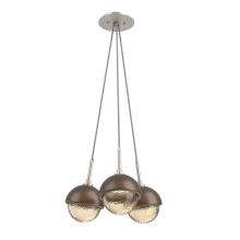 Hammerton CHB0093-0E-BS-A-C01-L1-BB - Cabochon Multi Light Pendant Single Port Canopy Beige Silver