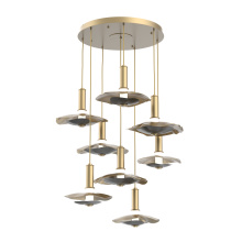 Hammerton CHB0099-08-GB-00-C01-L3-BI - Cumulus Round 8pc Multi-Pendant