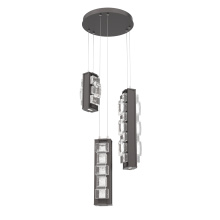 Hammerton CHB0100-03-GP-TE-CA1-L1-000 - Tessera Round 3pc Multi-Pendant