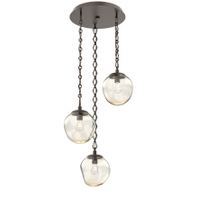Hammerton CNB0062-03-FB-A-CH1-E2 - Aster Round 3pc Multi-Pendant Chain (Bulb)
