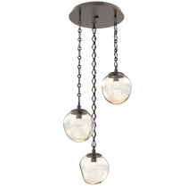 Hammerton CNB0066-03-FB-FA-CH1-L1 - Aster Round 3pc Multi-Pendant Chain (LED)
