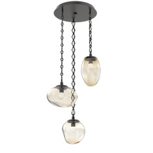 Hammerton CNB0069-03-MB-FA-CH1-L1 - Cosmos Round 3pc Multi-Pendant Chain (LED)