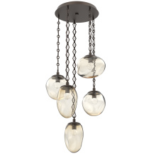 Hammerton CNB0069-05-FB-FA-CH1-L1 - Cosmos Round 5pc Multi-Pendant Chain (LED)