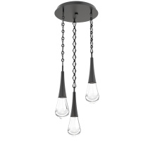 Hammerton CNB0078-03-MB-C-CH1-L1 - Raindrop Round Chain 3pc Multi-Pendant