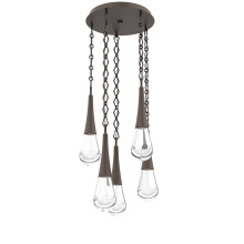 Hammerton CNB0078-05-FB-C-CH1-L1 - Raindrop Round Chain 5pc Multi-Pendant