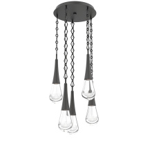 Hammerton CNB0078-05-MB-C-CH1-L1 - Raindrop Round Chain 5pc Multi-Pendant