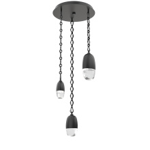 Hammerton CNB0079-03-MB-PC-CH1-L1 - Pebble Round Chain 3pc Multi-Pendant