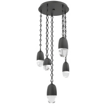 Hammerton CNB0079-05-MB-PC-CH1-L1 - Pebble Round Chain 5pc Multi-Pendant