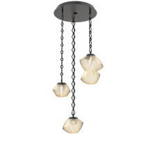 Hammerton CNB0089-03-MB-A-CH1-L1 - Mesa Round Chain 3pc Multi-Pendant