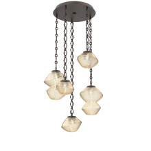 Hammerton CNB0089-05-FB-A-CH1-L1 - Mesa Round Chain 5pc Multi-Pendant