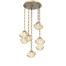 Hammerton CNB0089-05-GB-A-CH1-L1 - Mesa Round Chain 5pc Multi-Pendant